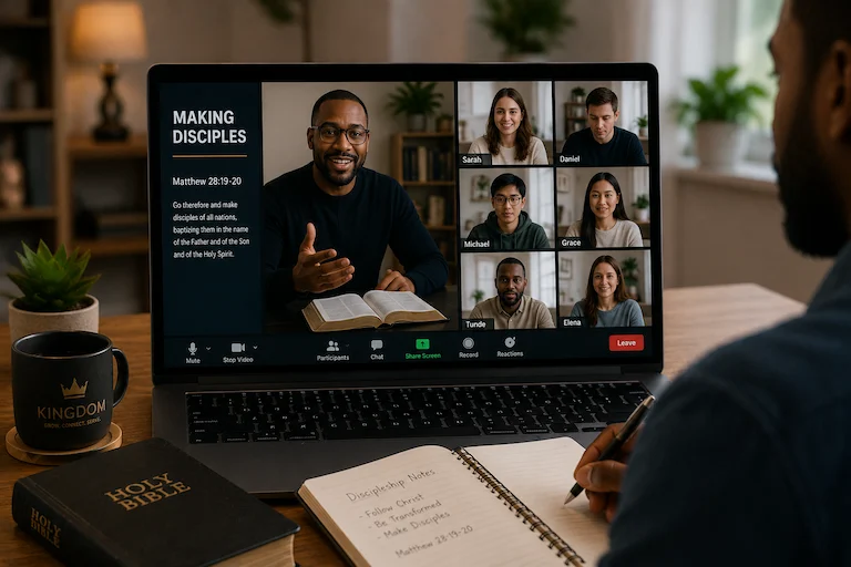 Online discipleship session
